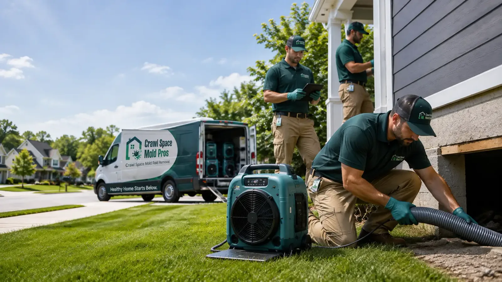Crawl Space Mold Removal in Frederick, SD